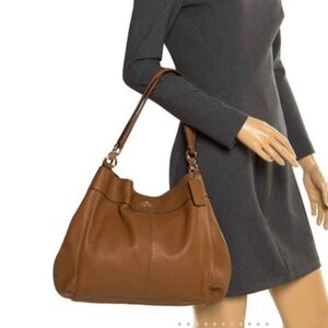 Coach Lexi Tan Leather Handbag